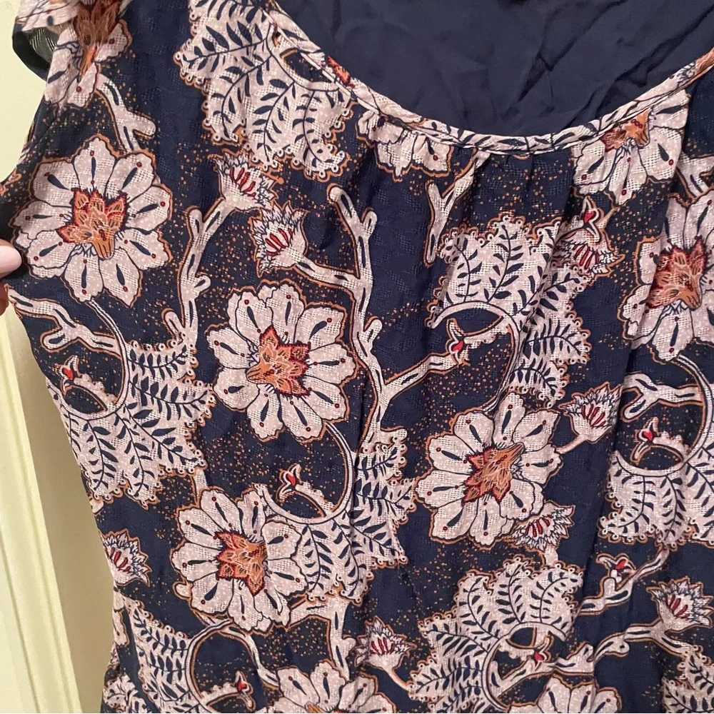 Knox Rose Maxi Floral Boho Festival Hippie Prairie Dress - Blue Pink - NWOT - Picture 6 of 16